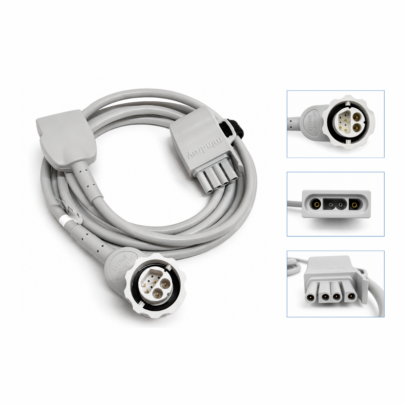 Mindray Cable de Almohadillas Para Desfibrilador Con Carga de Prueba