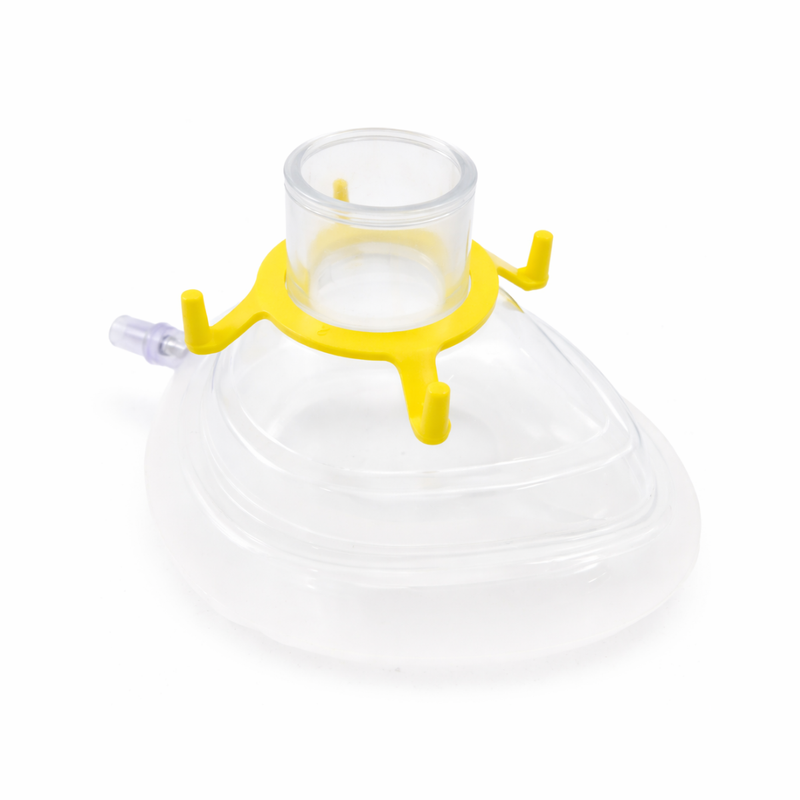 Mascarilla Desechable De Anestesia Pediátrica #2 Con Válvula