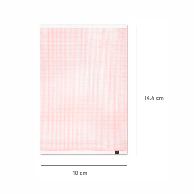 Papel Para EKG De 144 mm x 100 mm Compatible con Schiller AT-6
