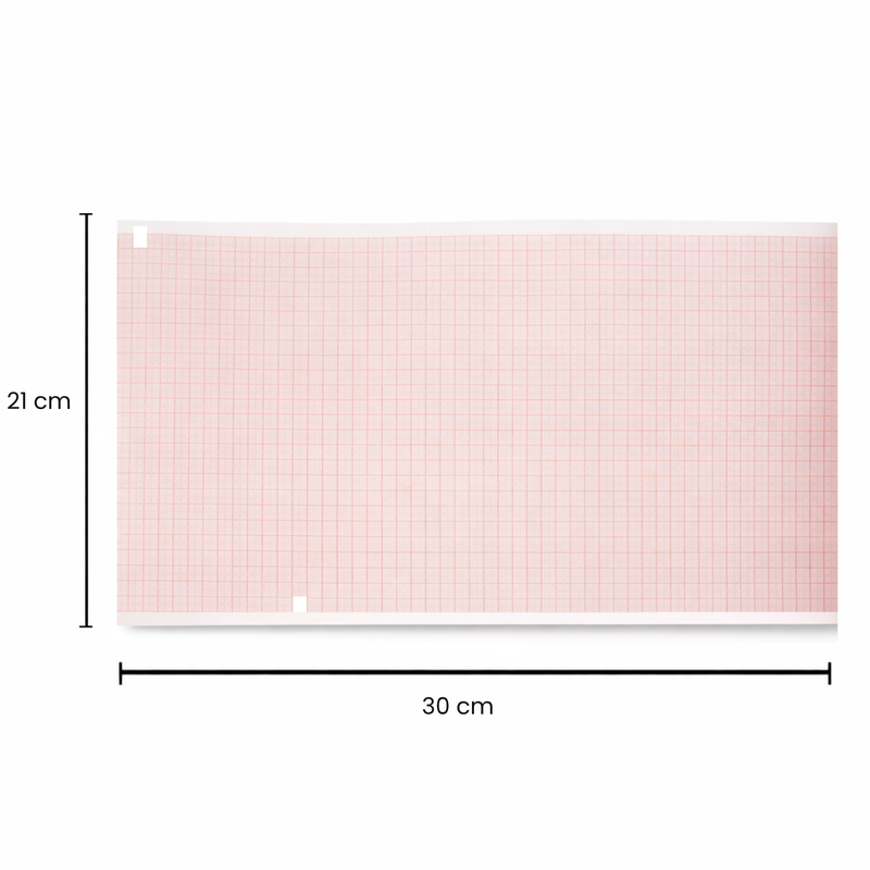 Papel Para Electrocardiografo De 210 mm x 300 mm