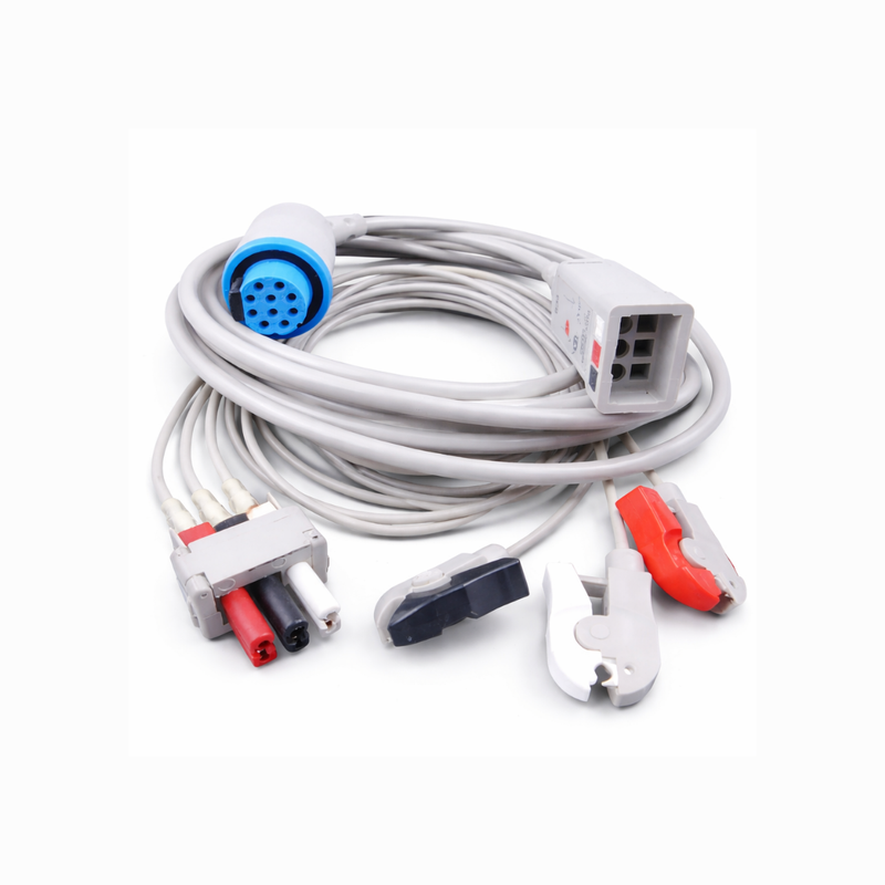 Cable Troncal Para ECG De 3 Derivaciones Tipo DIN Para Datex Ohmeda