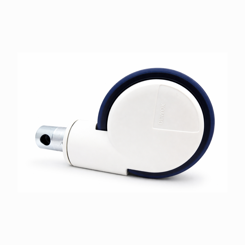 Rueda de 5" (125 mm) Con Freno Centralizado Total y Direccional 32 x 50 mm S30