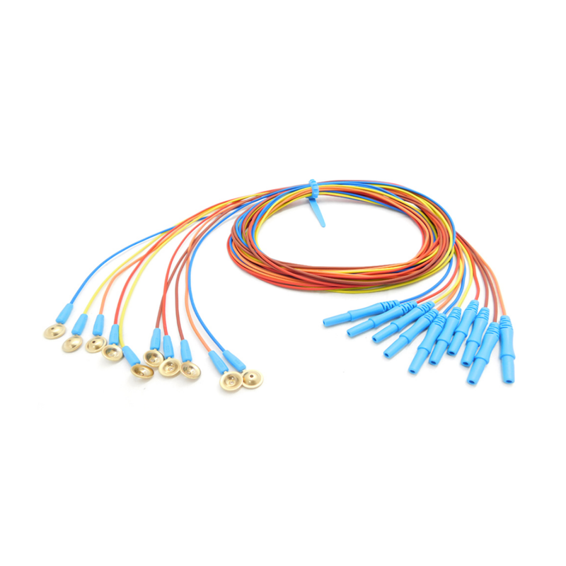 Electrodos Para EEG de Copa Oro De 10 mm - 1.5 m