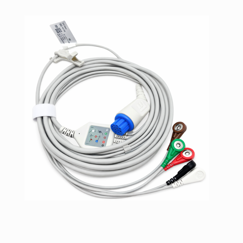 Cable Para ECG de 5 Derivaciones SNAP REF: 2595S