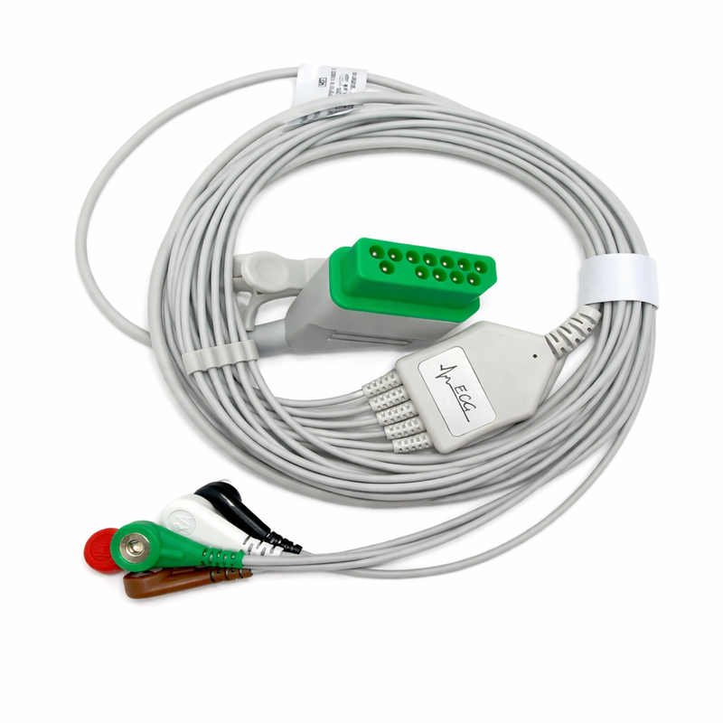Cable Para ECG De 5 Derivaciones Tipo SNAP REF: 2509S