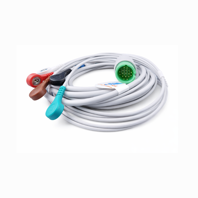 Cable Para ECG de 5 Derivaciones SNAP REF: 2596S