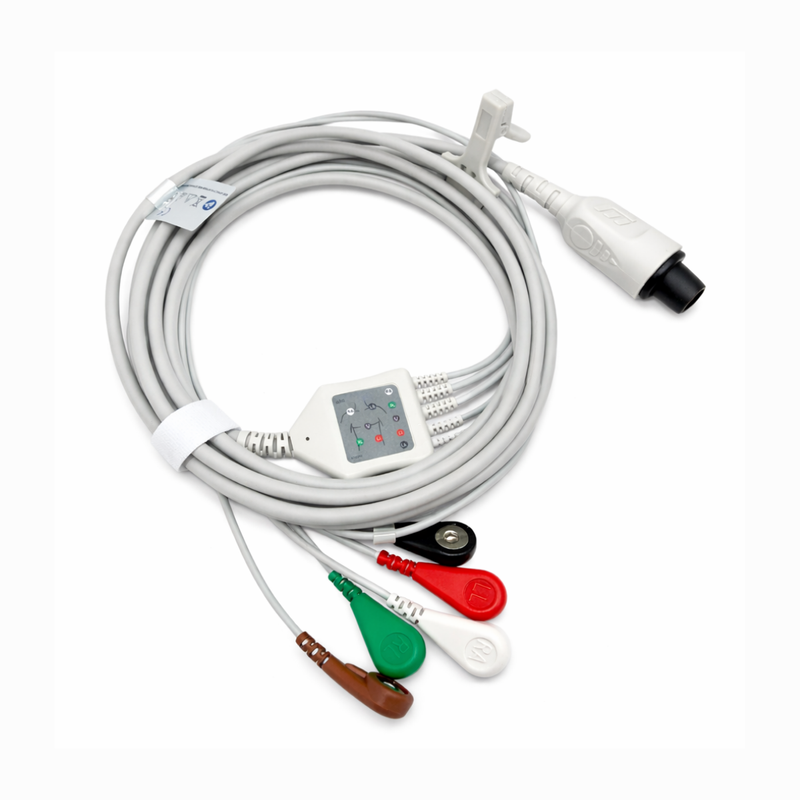 Cable ECG de 5 Derivaciones SNAP Multimarca