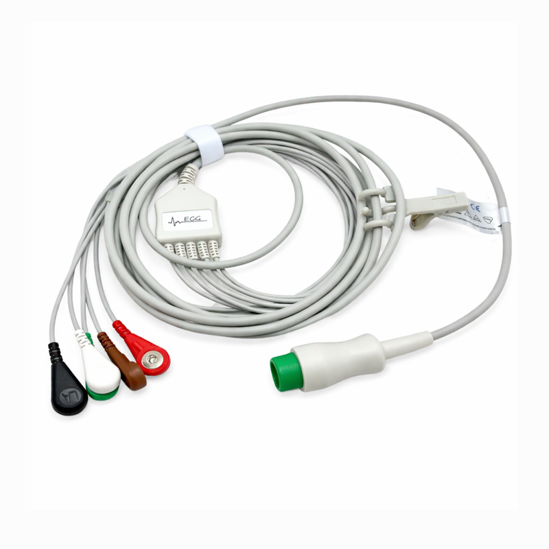 Cable ECG de 5 Derivaciones SNAP Conector 12 Pines G5143S