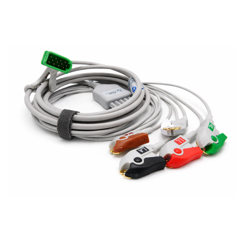 Cable Para ECG De 5 Derivaciones Tipo SNAP Compatible Con Mindray
