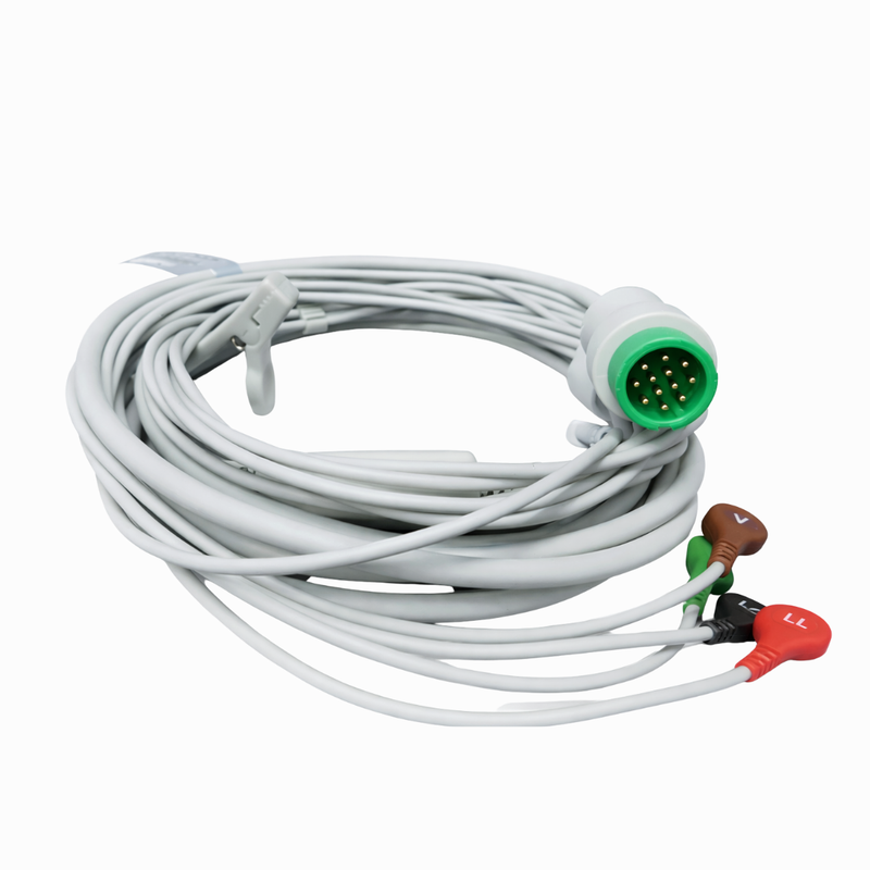 Cable ECG de 5 Derivaciones SNAP Conector 12 Pines