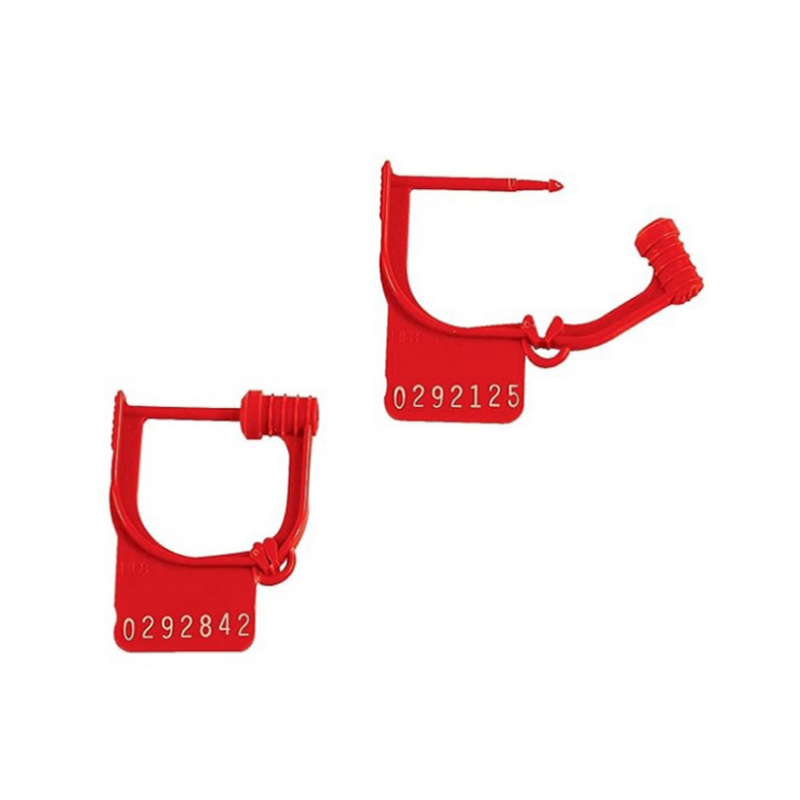 Candado De Plástico Desechable Para Carro Rojo