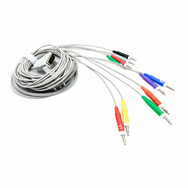Cable Para EKG De 10 Derivaciones Tipo Banana REF: K10.BK2.B0