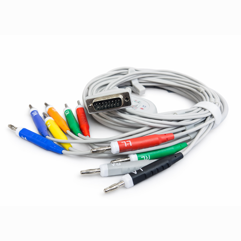 Cable EKG de 12 Derivaciones Banana
