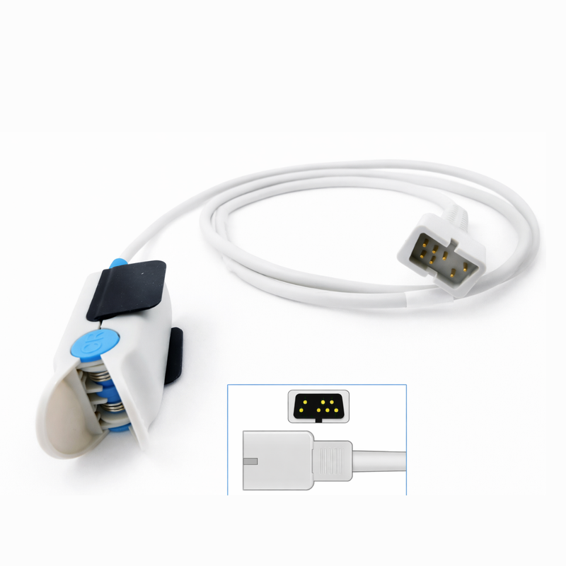 Sensor SPO2 Reusable Adulto Long 1.1 m Clip
