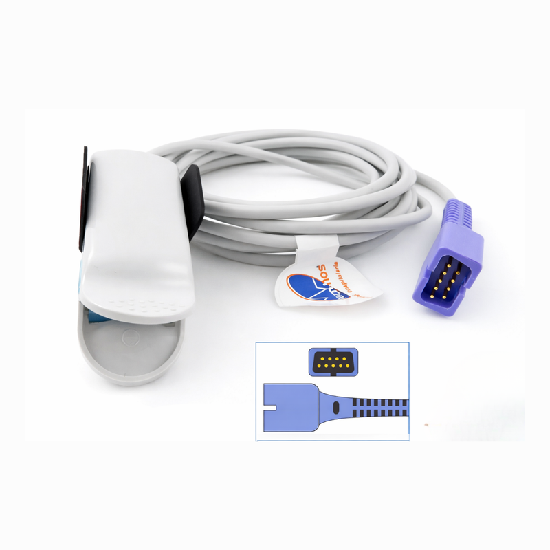 Sensor SPO2 Reutilizable Adulto Long 3M Clip REF: U410.01X